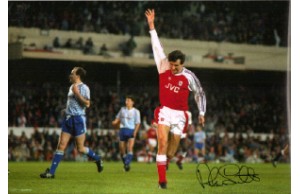 Alan Smith 12x8 Signed Arsenal Photo!